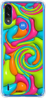 Силикон с усиленными углами чехол Y2K Jelly Dream для Motorola E7 Power - 6780sp-2284 изображение 