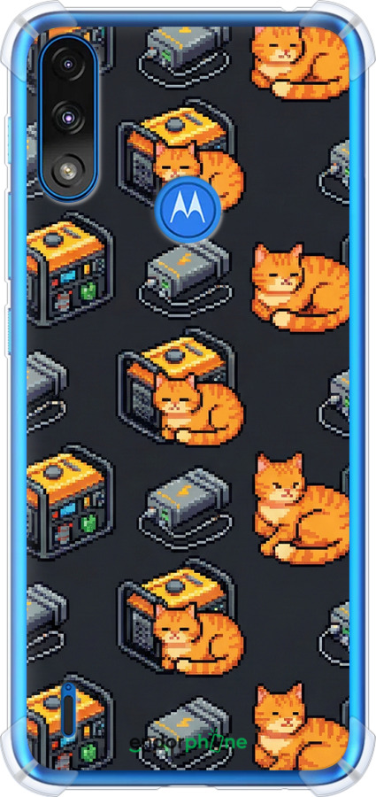 Силикон с усиленными углами чехол Autonomous Zone для Motorola E7 Power - 6771sp-2284 изображение 