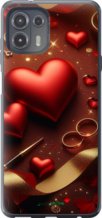 Силіконовий чохол 'Сердечки v3' для Motorola Edge 20 Lite -  зображення 8