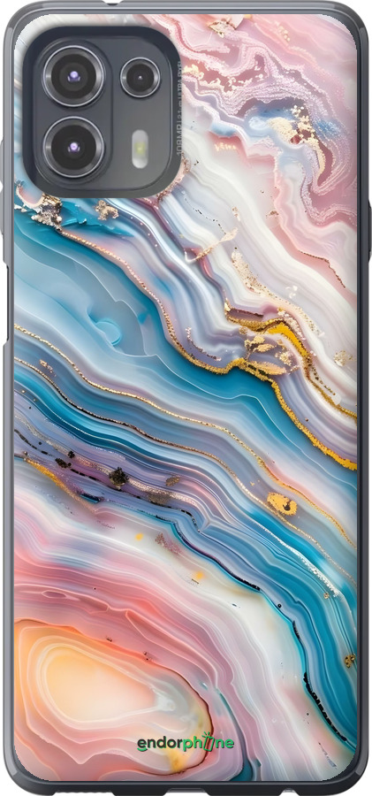 Силіконовий чехол Мрамор красивый для Motorola Edge 20 Lite - 6376u-2496 изображение 
