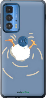 Силіконовий чехол Гусь ныряет для Motorola Edge 20 Pro - 6275u-2662 изображение 
