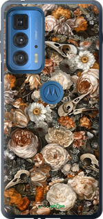 Силиконовый чехол В стиле барокко-мрачный для Motorola Edge 20 Pro - 6404u-2662 изображение 
