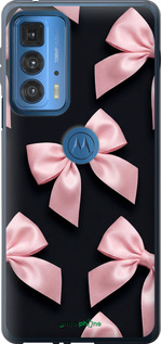 Силіконовий чехол Coquette Ribbons Dark Coquette для Motorola Edge 20 Pro - 6767u-2662 изображение 