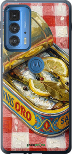 Силиконовый чехол Vintage Sardine Tin Phone для Motorola Edge 20 Pro - 6772u-2662 изображение 