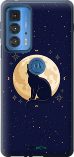 Силіконовий чехол Cute Cat Celestial/Witchy для Motorola Edge 20 Pro - 6787u-2662 изображение 