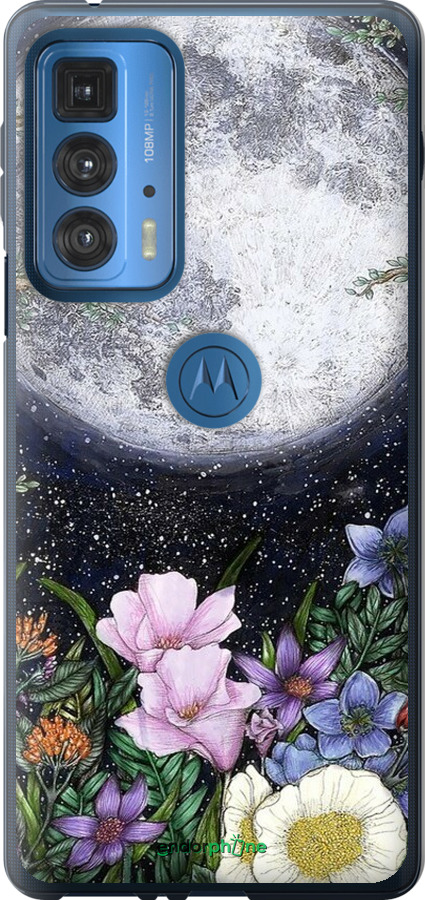 Силиконовый чехол Полночь в саду II для Motorola Edge 20 Pro - 6424u-2662 изображение 