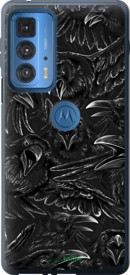 Силіконовий чехол Вороня лють для Motorola Edge 20 Pro - 6474u-2662 изображение 