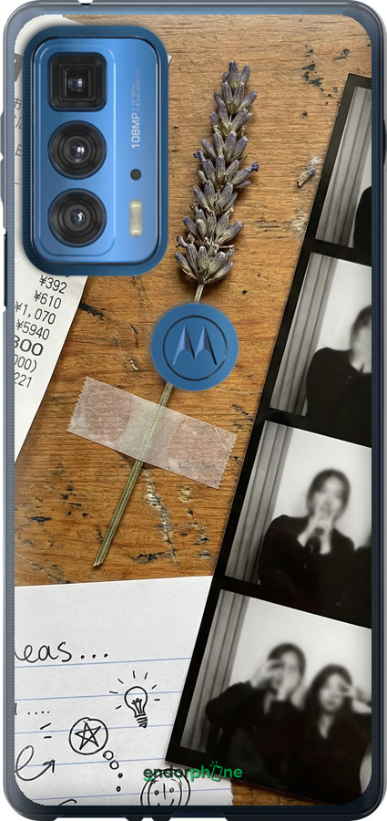 Силиконовый чехол Aesthetic Scrapbook Collage для Motorola Edge 20 Pro - 6773u-2662 изображение 