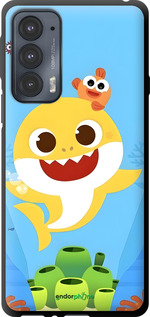 TPU чехол Бейби Шарк для Motorola Edge 20 - 6303b-2497 изображение 