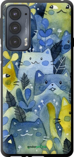 TPU чехол Із зображенням котячого лісу для Motorola Edge 20 - 6447b-2497 изображение 