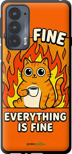 TPU чехол 'Funny Cat' для Motorola Edge 20 изображение 5