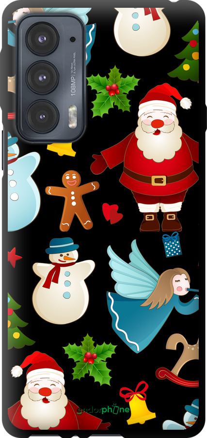 TPU чехол Новорічний 1 для Motorola Edge 20 - 4614b-2497 изображение 
