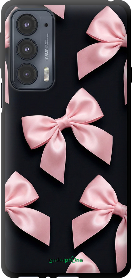 TPU чехол Coquette Ribbons Dark Coquette для Motorola Edge 20 - 6767b-2497 изображение 