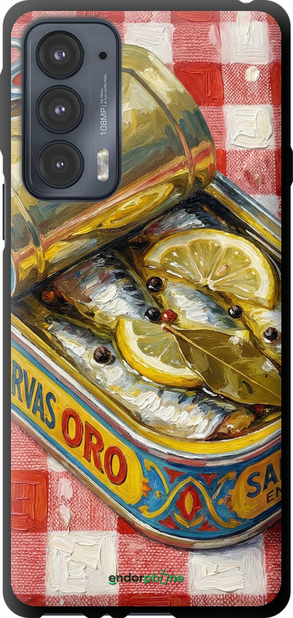 TPU чехол Vintage Sardine Tin Phone для Motorola Edge 20 - 6772b-2497 изображение 