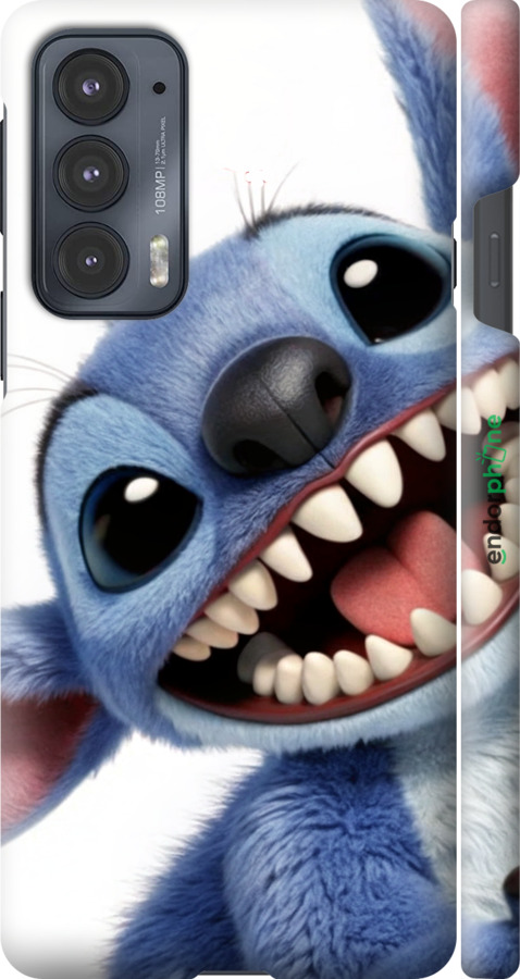 3D пластиковий матовий чехол Стіч для Motorola Edge 20 - 6684m-2497 изображение 