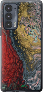 Силиконовый чехол С изображением абстрактной живописи для Motorola Edge 20 - 6530u-2497 изображение 