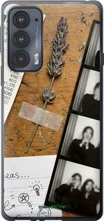 Силиконовый чехол Aesthetic Scrapbook Collage для Motorola Edge 20 - 6773u-2497 изображение 
