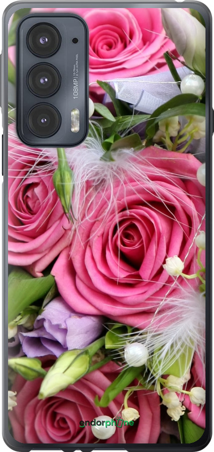 

Силіконовий чохол "Ніжність" для Motorola Edge 20, Рожевий