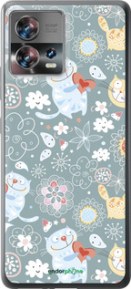 Силиконовый чехол Котята v3 для Motorola Edge 30 Fusion 5G - 1223u-3198 изображение 