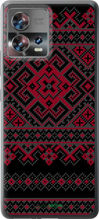 Силиконовый чехол Вышиванка 52 для Motorola Edge 30 Fusion 5G - 1763u-3198 изображение 