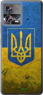 Силиконовый чехол Флаг и герб Украины 2 для Motorola Edge 30 Fusion 5G - 378u-3198 изображение 