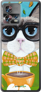 Силиконовый чехол Cat&Coffee для Motorola Edge 30 Fusion 5G - 4053u-3198 изображение 
