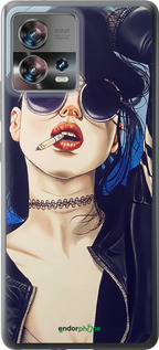 Силиконовый чехол Девушка на стиле для Motorola Edge 30 Fusion 5G - 4151u-3198 изображение 