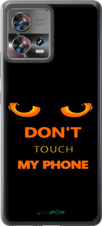 Силиконовый чехол Don't touch the phone для Motorola Edge 30 Fusion 5G - 4261u-3198 изображение 