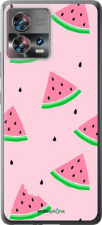 Силиконовый чехол Розовый арбуз для Motorola Edge 30 Fusion 5G - 4314u-3198 изображение 