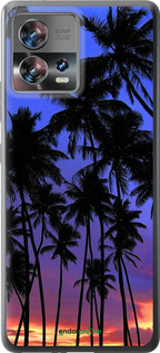 Силиконовый чехол Пальмы для Motorola Edge 30 Fusion 5G - 4324u-3198 изображение 