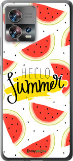 Силиконовый чехол Hello Summer для Motorola Edge 30 Fusion 5G - 4356u-3198 изображение 