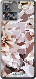 Силиконовый чехол пионы акварелью для Motorola Edge 30 Fusion 5G - 4376u-3198 изображение 