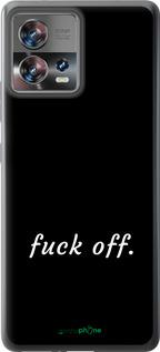 Силиконовый чехол Fuck off для Motorola Edge 30 Fusion 5G - 4731u-3198 изображение 