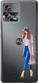 Силиконовый чехол Девушка 1 для Motorola Edge 30 Fusion 5G - 4751u-3198 изображение 