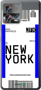 Силиконовый чехол New York для Motorola Edge 30 Fusion 5G - 4861u-3198 изображение 
