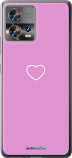 Силиконовый чехол Сердце 2 для Motorola Edge 30 Fusion 5G - 4863u-3198 изображение 