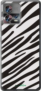 Силиконовый чехол Классическая зебра для Motorola Edge 30 Fusion 5G - 4874u-3198 изображение 