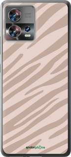 Силиконовый чехол Зебра беж для Motorola Edge 30 Fusion 5G - 4875u-3198 изображение 