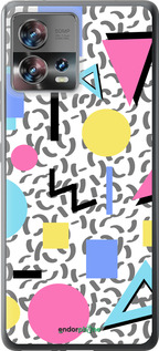 Силіконовий чехол Color shapes для Motorola Edge 30 Fusion 5G - 4893u-3198 изображение 