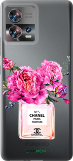 Силіконовий чехол Chanel для Motorola Edge 30 Fusion 5G - 4906u-3198 изображение 