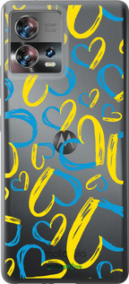 Силиконовый чехол Сердца UA для Motorola Edge 30 Fusion 5G - 5292u-3198 изображение 