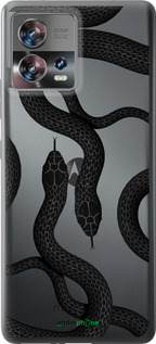 Силиконовый чехол Змеи для Motorola Edge 30 Fusion 5G - 5473u-3198 изображение 
