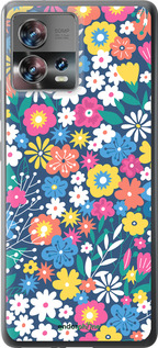 Силиконовый чехол Цветочный фон v4 для Motorola Edge 30 Fusion 5G - 5494u-3198 изображение 