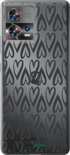 Силиконовый чехол Сердца v2 для Motorola Edge 30 Fusion 5G - 5497u-3198 изображение 