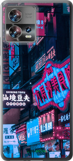 Силиконовый чехол Hong Kong City для Motorola Edge 30 Fusion 5G - 5536u-3198 изображение 