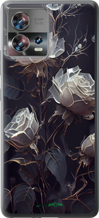 Силиконовый чехол Розы 2 для Motorola Edge 30 Fusion 5G - 5550u-3198 изображение 