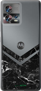 Силиконовый чехол Мраморный шеврон для Motorola Edge 30 Fusion 5G - 5570u-3198 изображение 