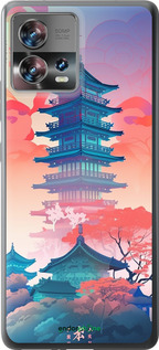 Силиконовый чехол Япония монастырь для Motorola Edge 30 Fusion 5G - 5590u-3198 изображение 