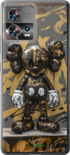 Силиконовый чехол Bronze kaws для Motorola Edge 30 Fusion 5G - 6097u-3198 изображение 