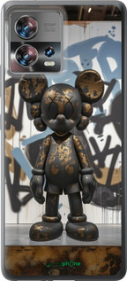 Силіконовий чехол Bronze kaws v2 для Motorola Edge 30 Fusion 5G - 6098u-3198 изображение 